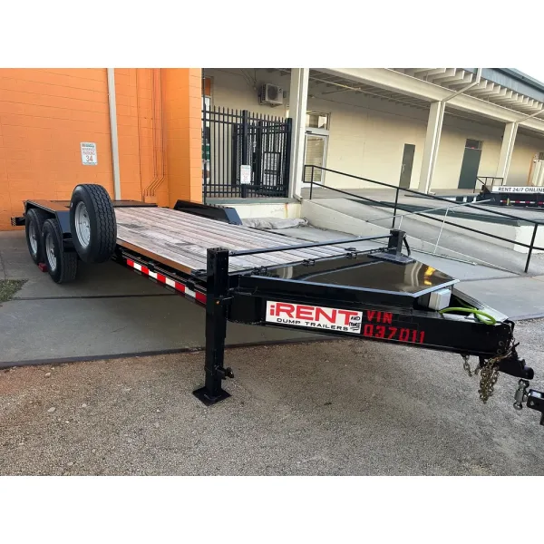 7×20 Equipment Flatbed Trailer & Car Hauler