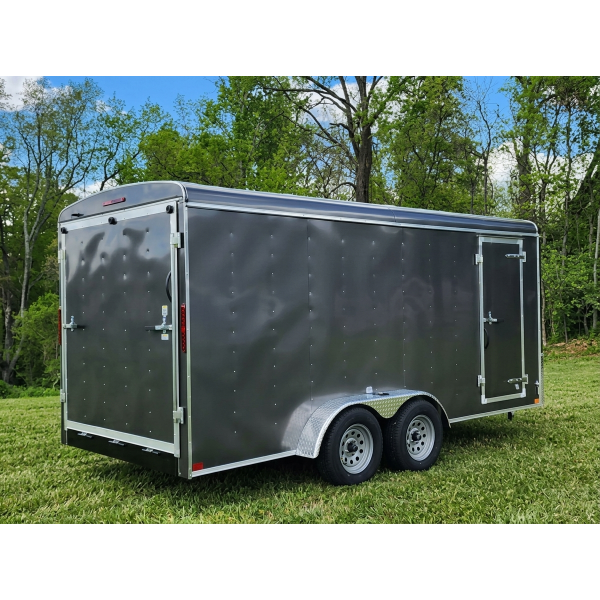 7×12 Enclosed Trailer with Ramp & Side Doors